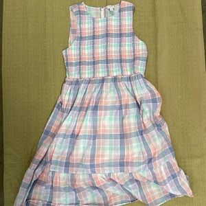 Plaid Sleeveless Dress